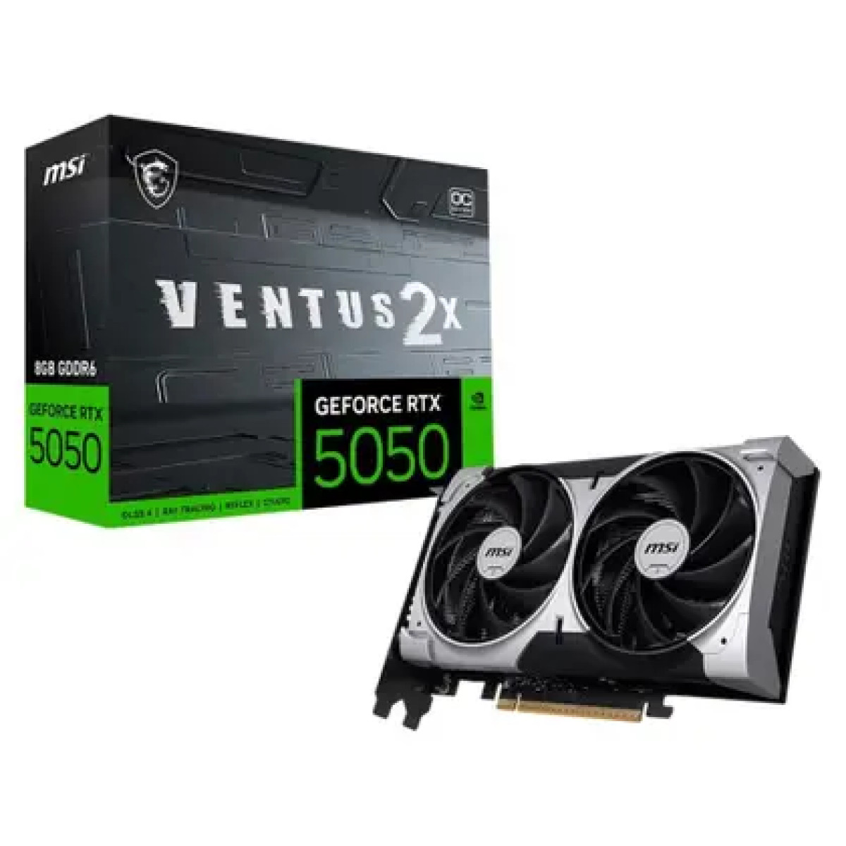 Placa de Vídeo MSI GeForce RTX 5050 8Gb VENTUS 2X OC