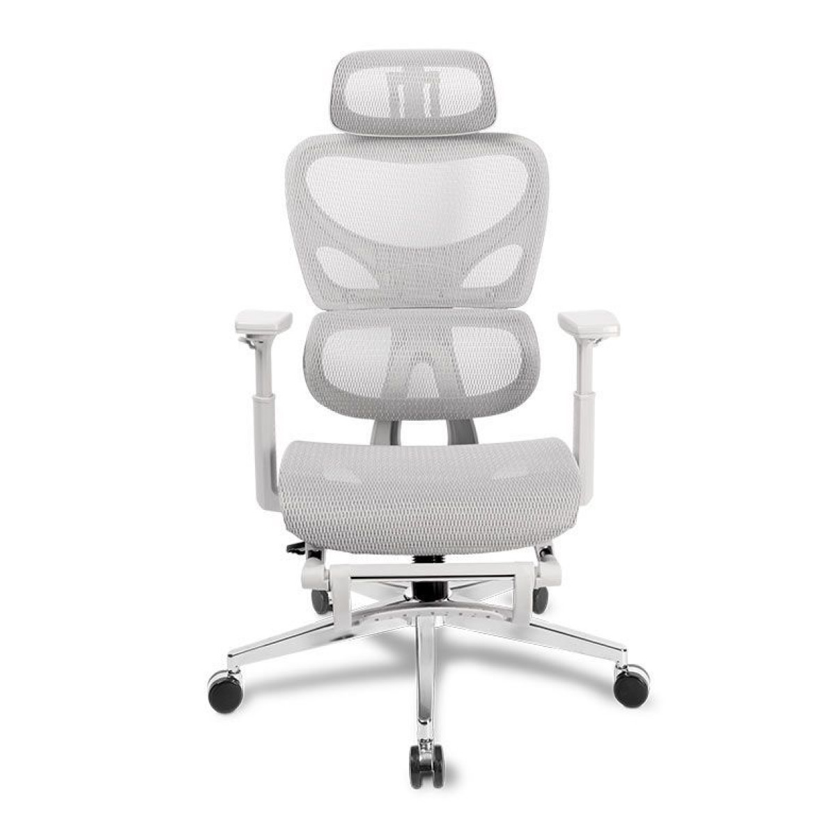 Cadeira de Escritório  Zinnia Montreal SL, Cinza, Tecido Respirável, ZNO-MNTSL-BL03