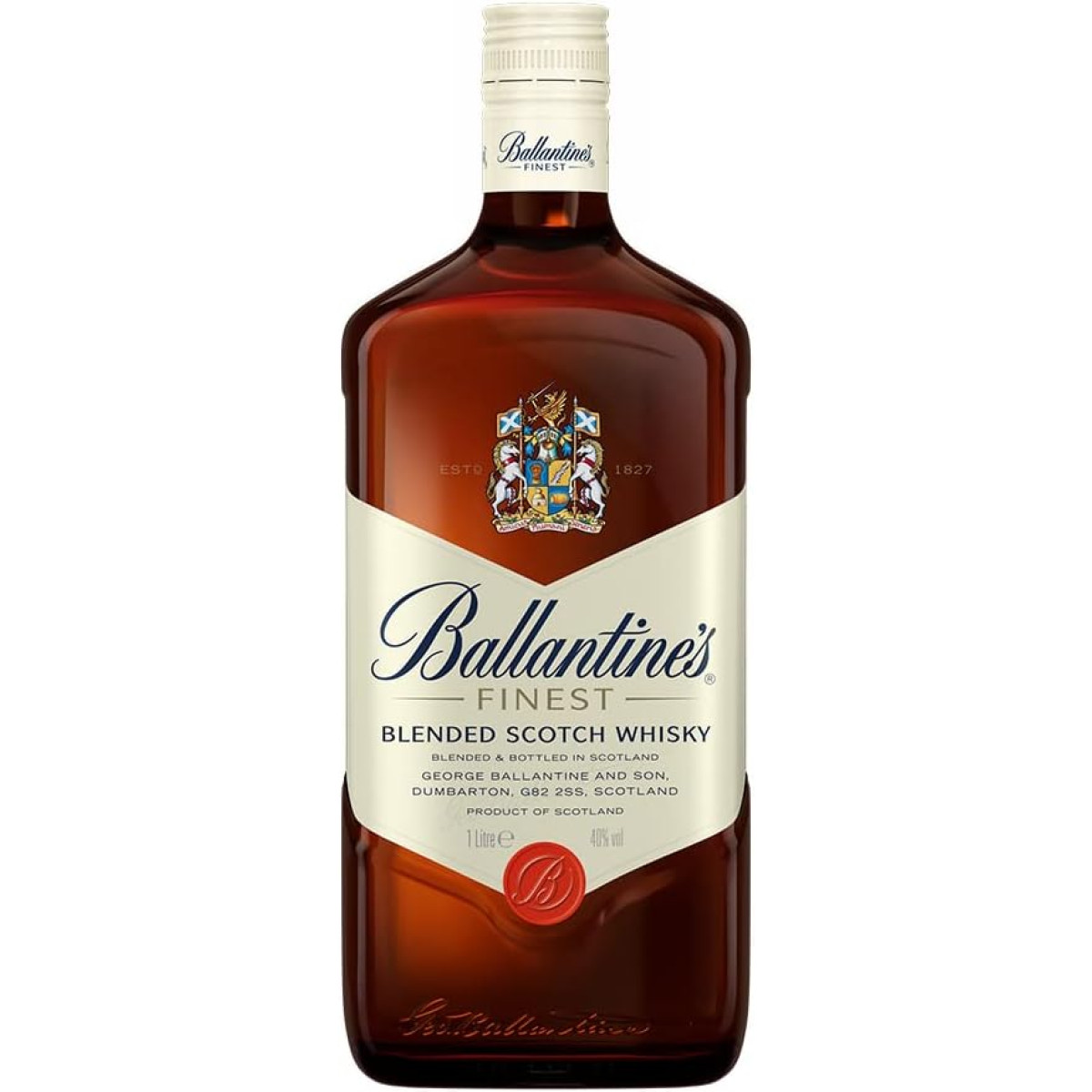 Whisky Ballantine's Finest Blended Escocês - 1 Litro