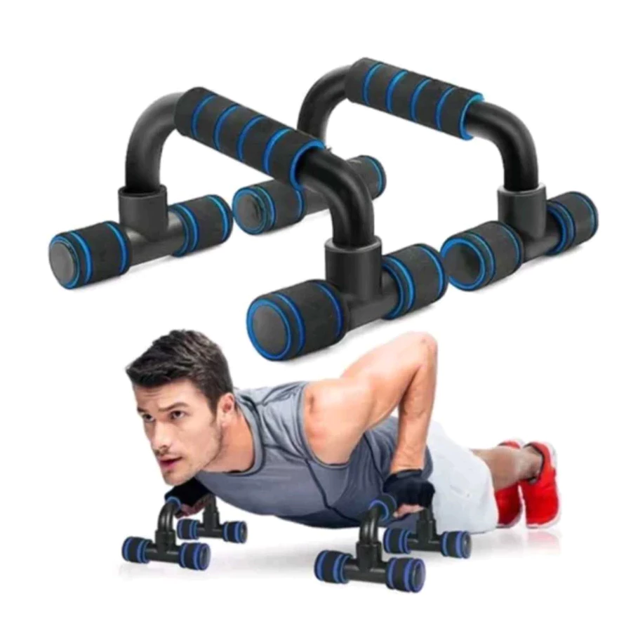 Par de Barra Paralelas Suporte Para Flexão de Chão Treino Funcional02031