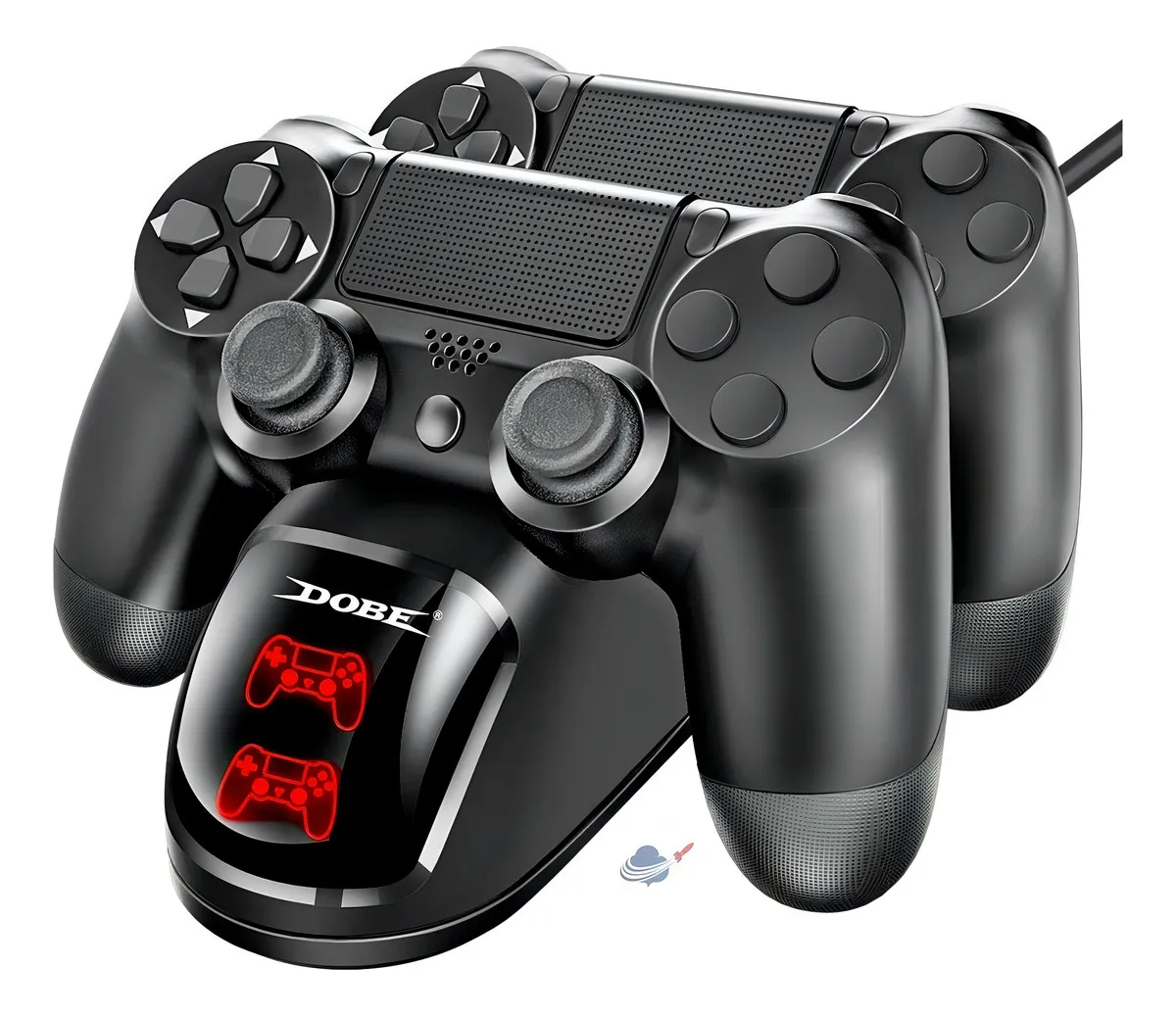 Carregador Base Duplo para Controle Dualshock 4 - Dobe