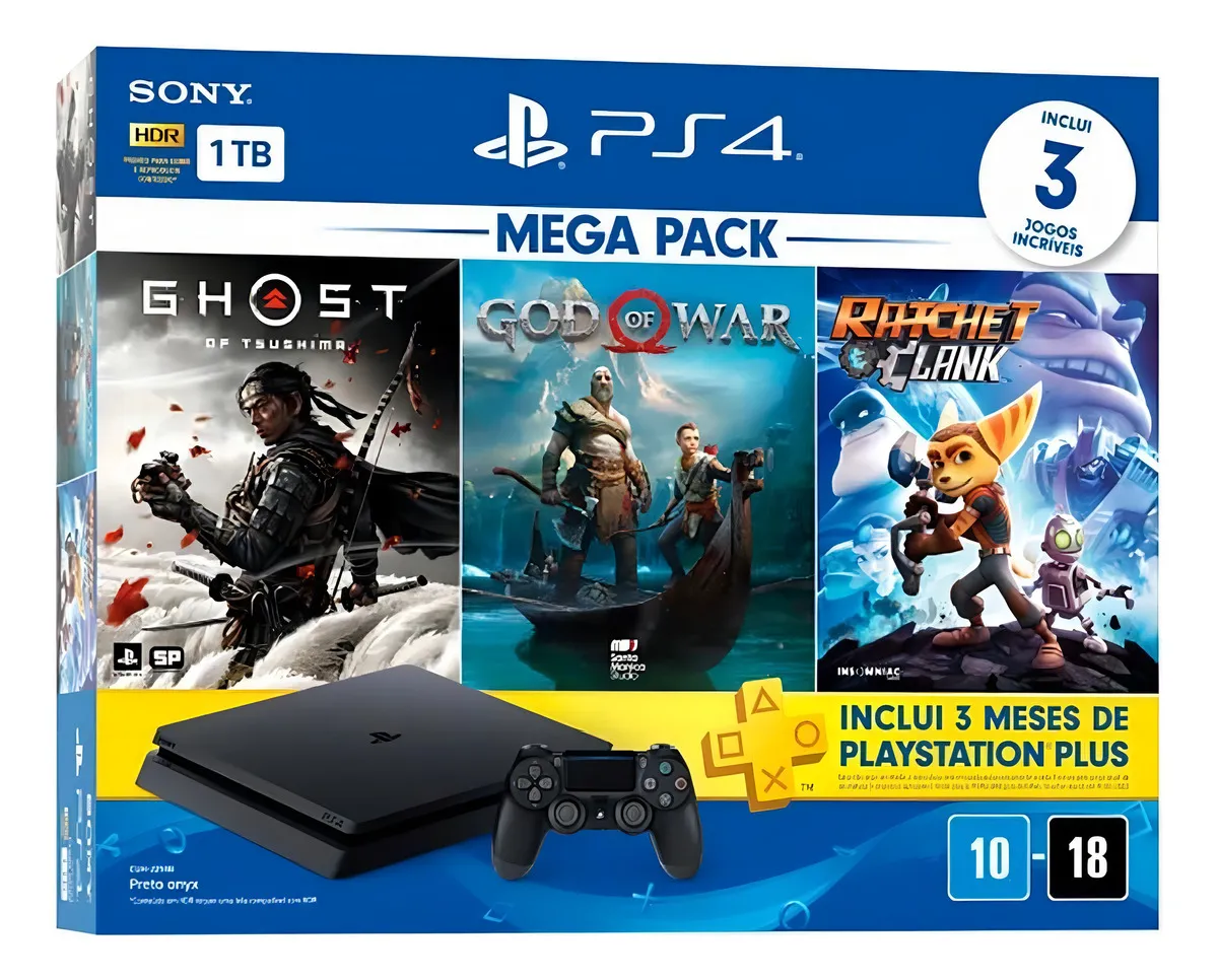 Sony PlayStation 4 Slim PlayStation 4 1TB Mega Pack