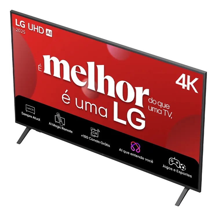 Smart TV 4K 43" LG UHD 43UA85 Processador α7 AI Ger8 4K