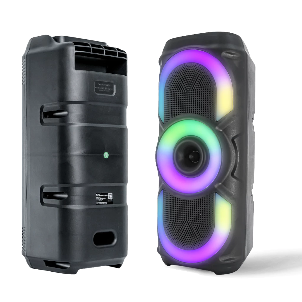 Caixa de som Bluetooth Portátil Com Led RGB Portátil FM USB TWS 30W Para Praia, Festa ou Viagem