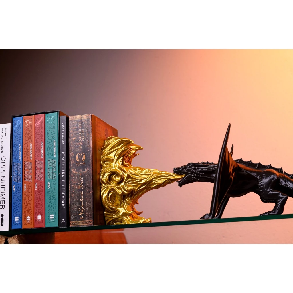 Suporte de Livro Dragão Game of Thrones - Decoração para Estante Medieval