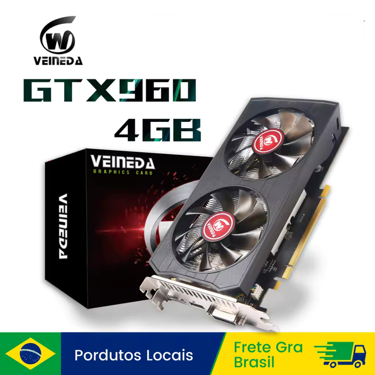 Placa de vídeo VEINEDA GTX 960 4GB 128Bit GDDR5