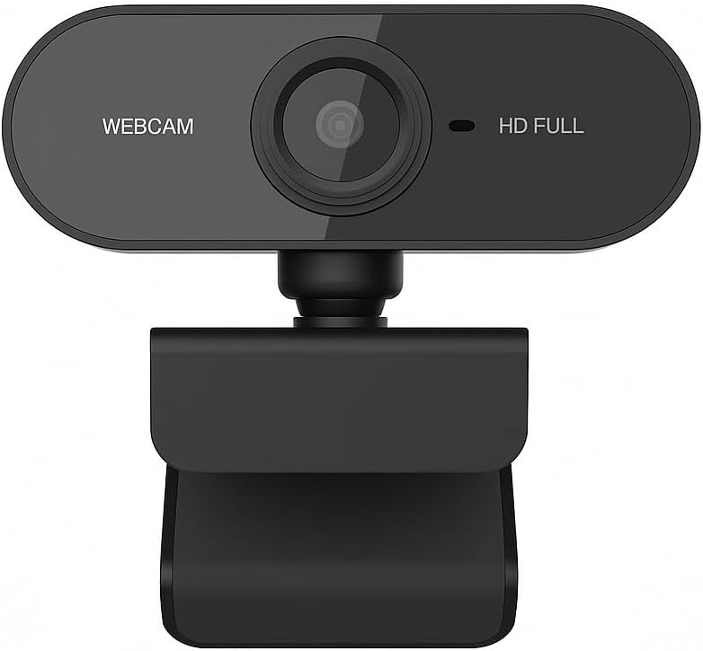Top 1 Webcam Premium Full HD 1080p com Microfone, USB Plug & Play, Foco Automático – Para PC