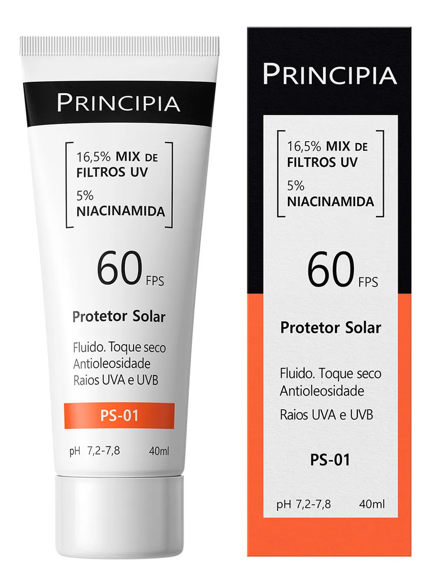 Principia Protetor Solar Facial PS-01 FPS 60