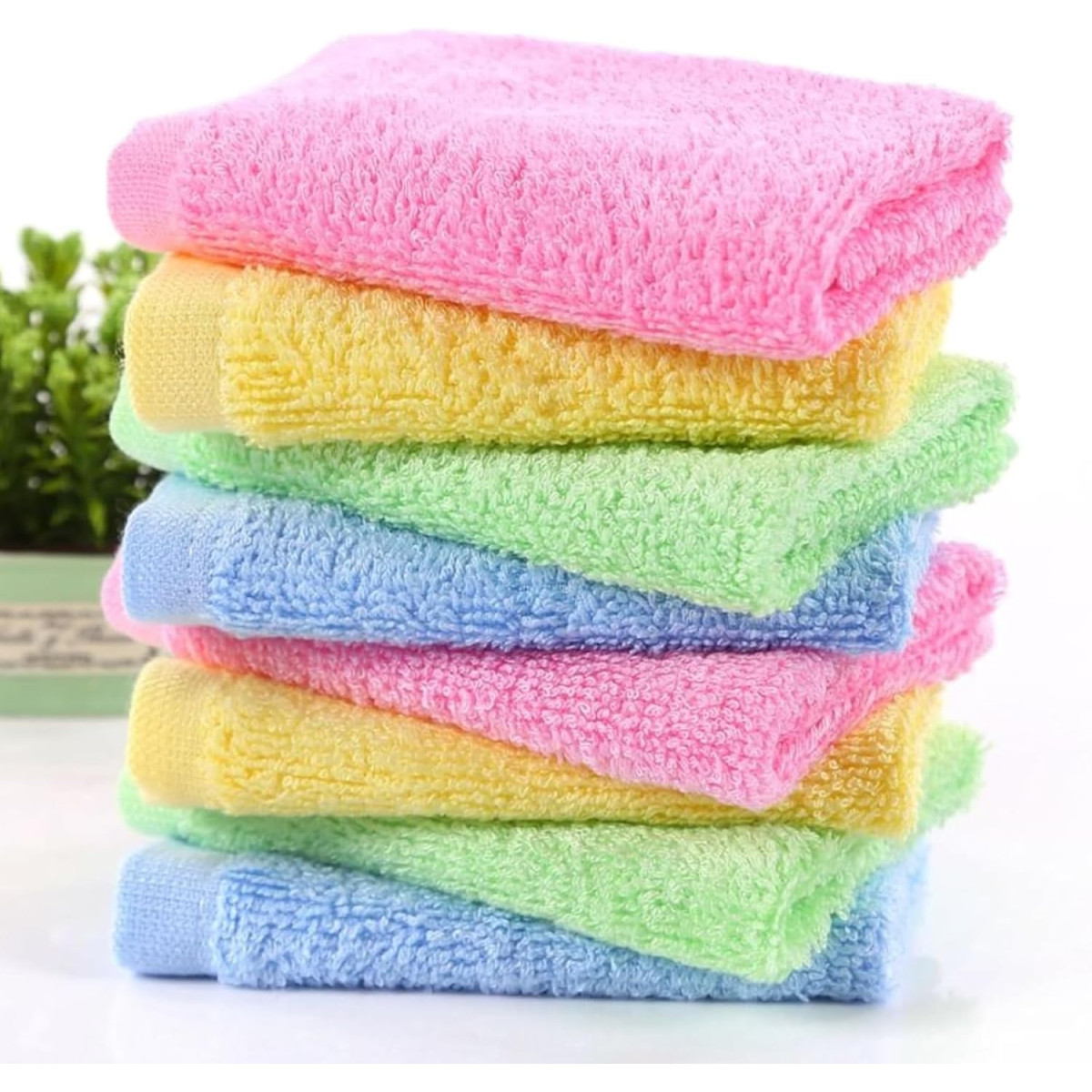 8 Panos de limpeza, toalhas de limpeza, sem fiapos, sem riscos, não abrasivos, reutilizáveis e laváveis