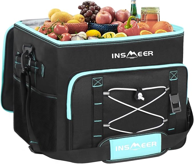 INSMEER Coolers e Bolsas Térmicas para Acampamento, 55 Litros/ 90 Can Bolsa Térmica Grande À Prova D
