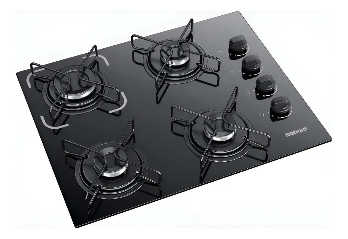 Cooktop Itatiaia Essencial 4 Bocas Preto