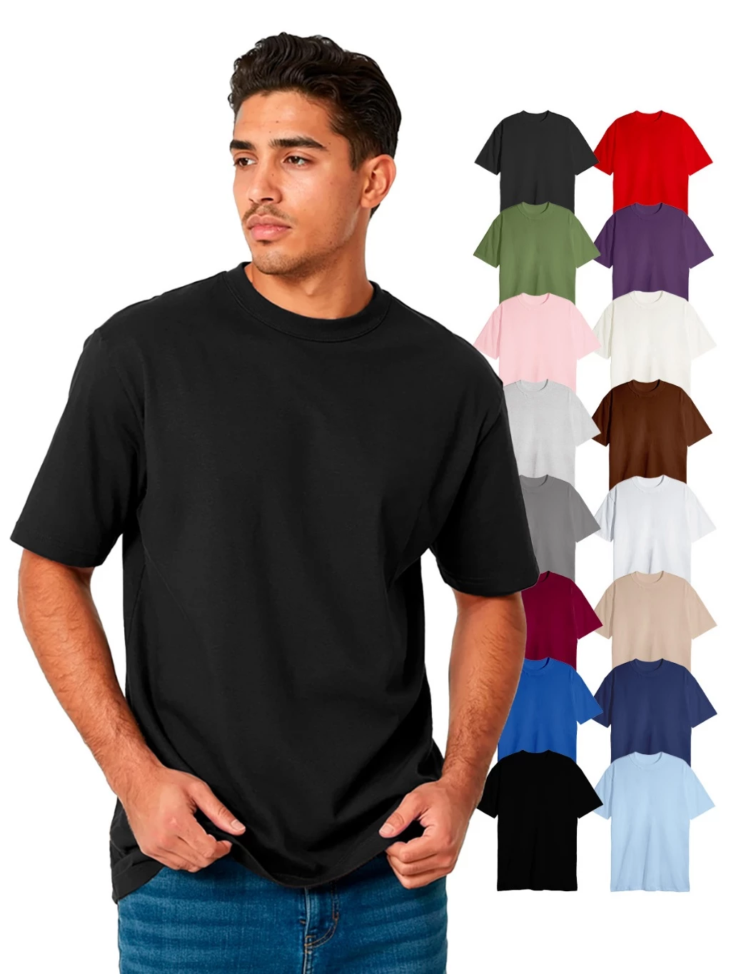 Camiseta Oversized Básica Streetwear Masculina