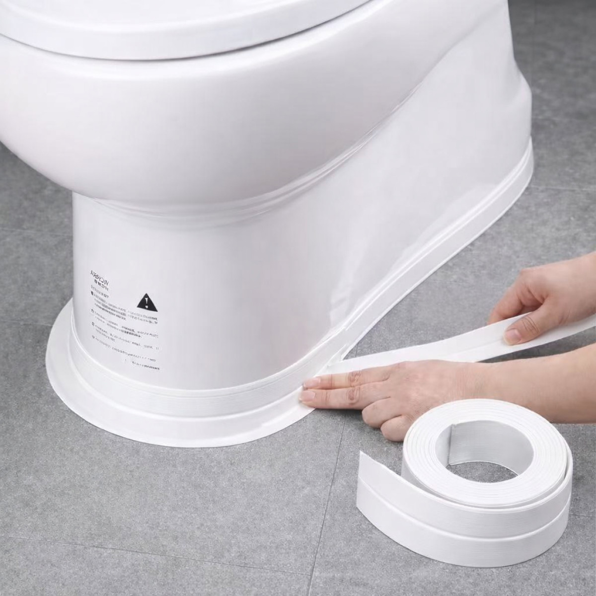 Kit 1/2/3Fita Adesiva de Vedação PVC 5M Impermeável Multiuso para Cozinha e Banheiro