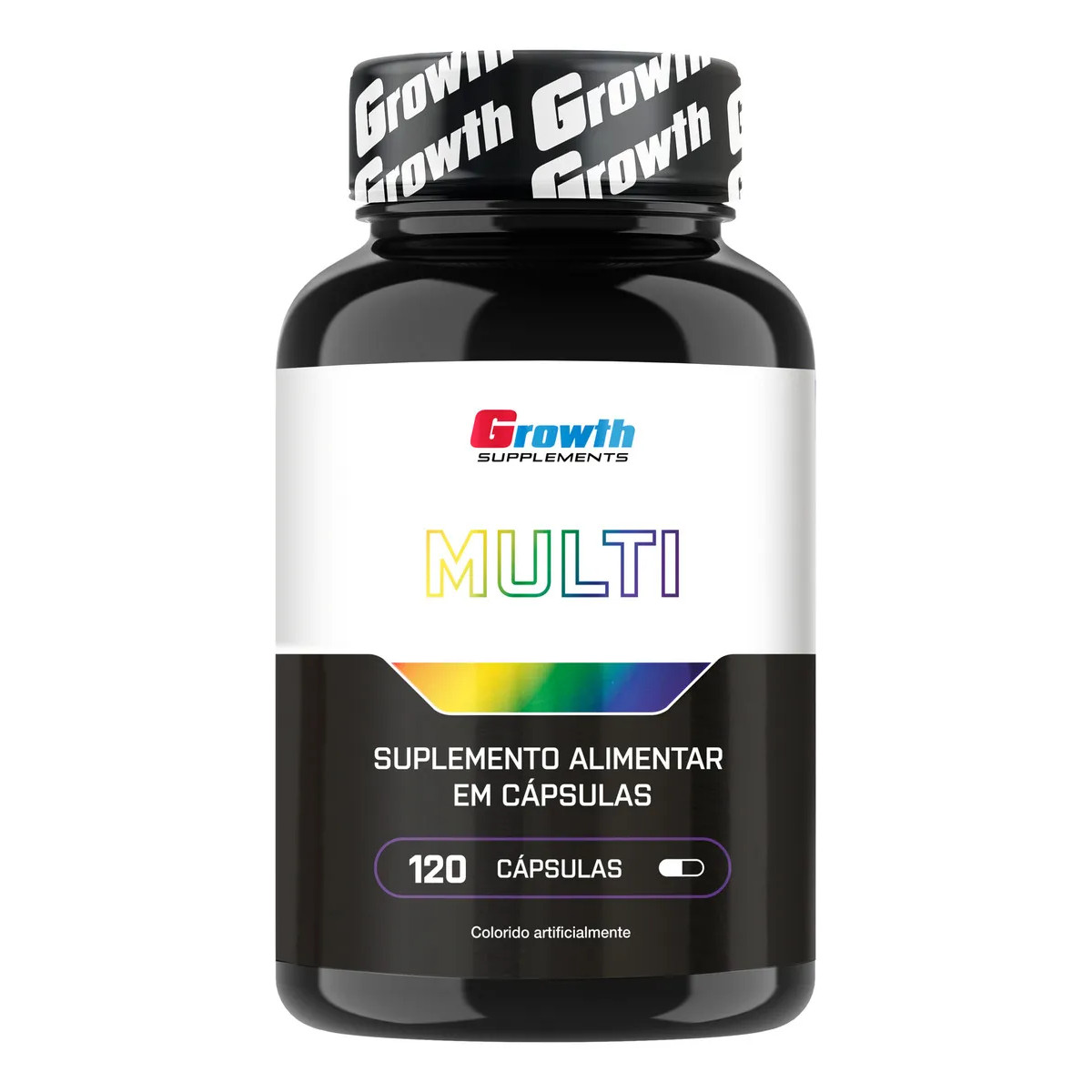 Multivitamínico 120 Cáps. Growth Supplements - Sabor Neutro (Nova Fórmula)Multivitamínico 120 Cáps. Growth Supplements - Sabor Neutro (Nova Fórmula) M