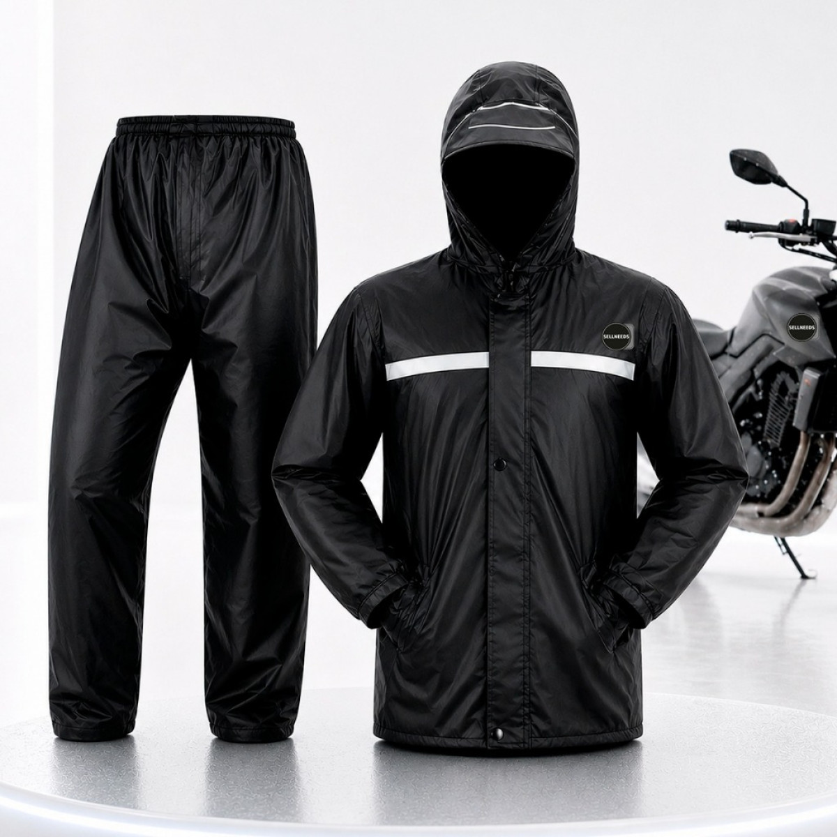 Capa De Chuva Moto Motoqueiro Impermeável Reforçada