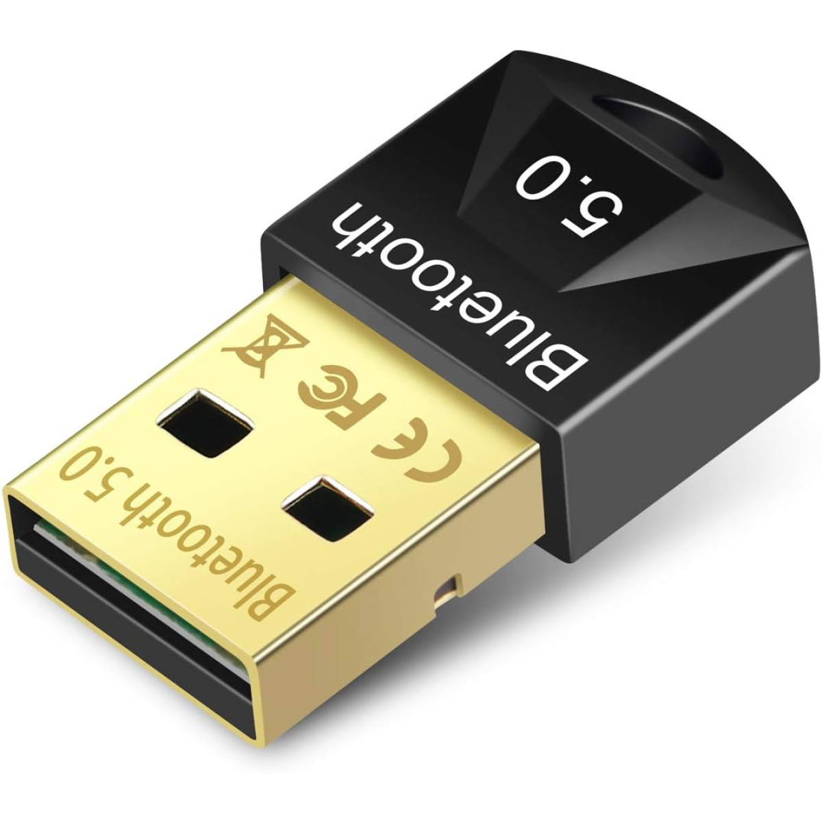Adaptador Bluetooth para PC, receptor de dongle Bluetooth 5.0