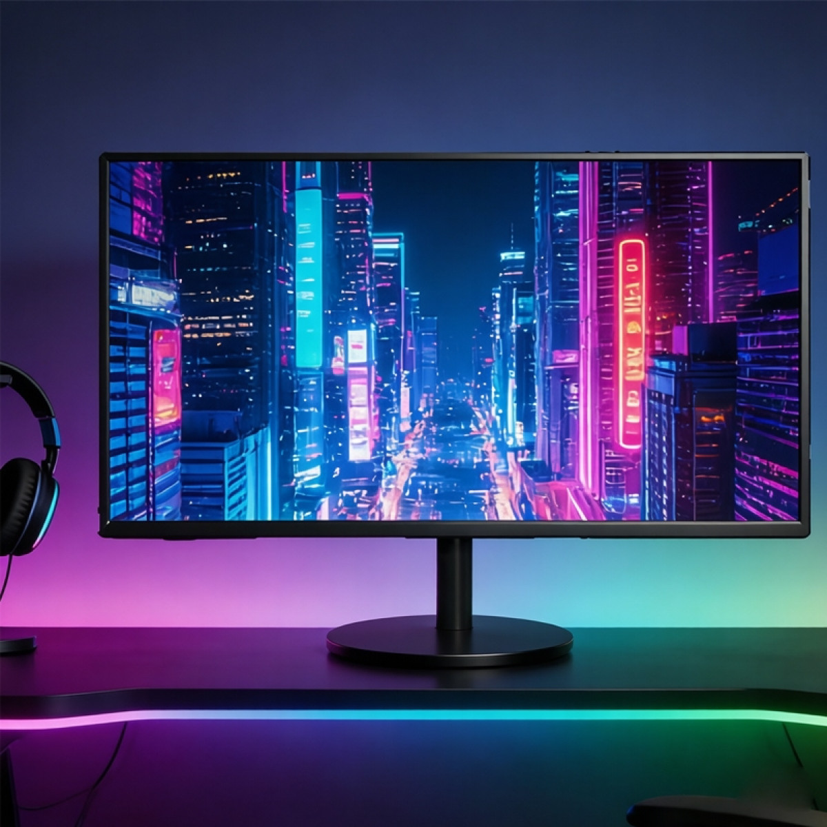 2026 Novo Monitor HD de 20 polegadas Interface dupla Tela de computador Escritório Casa Tela LCD 75x75 Suporte de parede